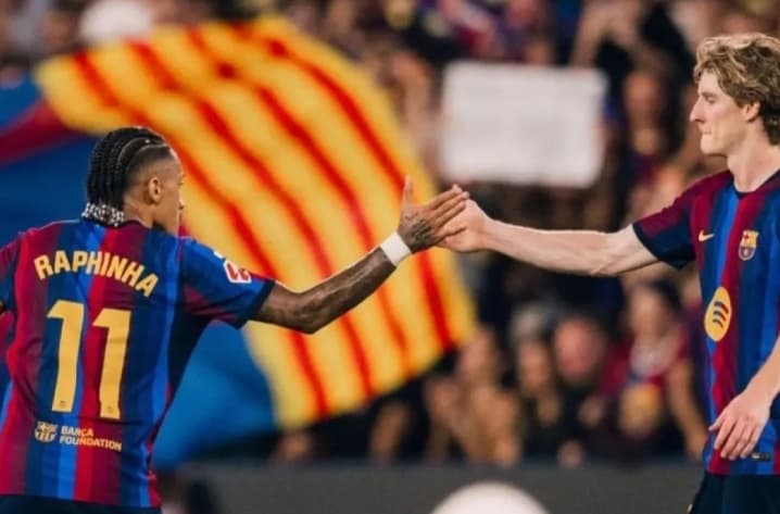 Raphinha dan Lamine Yamal Cetak Dua Gol, Barcelona Taklukkan Rayo Vallecano 5-2