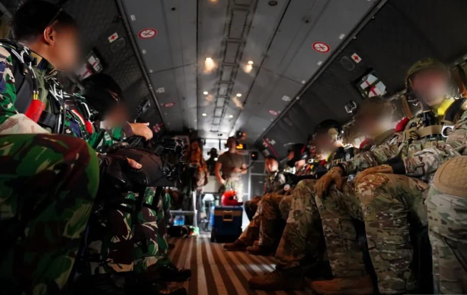 Pasukan Khusus TNI dan US Army Terjun Bebas, Simulasikan Serangan Udara di Super Garuda Shield 2026