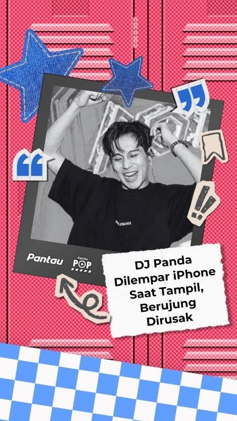 DJ PANDA DILEMPAR IPHONE