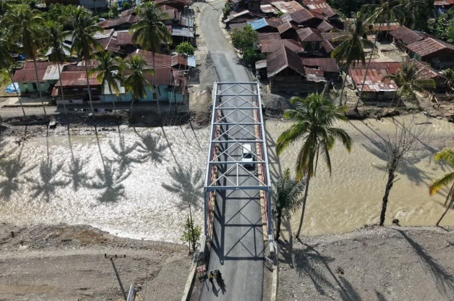 Kementerian PU Tuntaskan Penanganan Permanen Jembatan Lumut, Konektivitas Aceh Tengah Kembali Diperkuat
