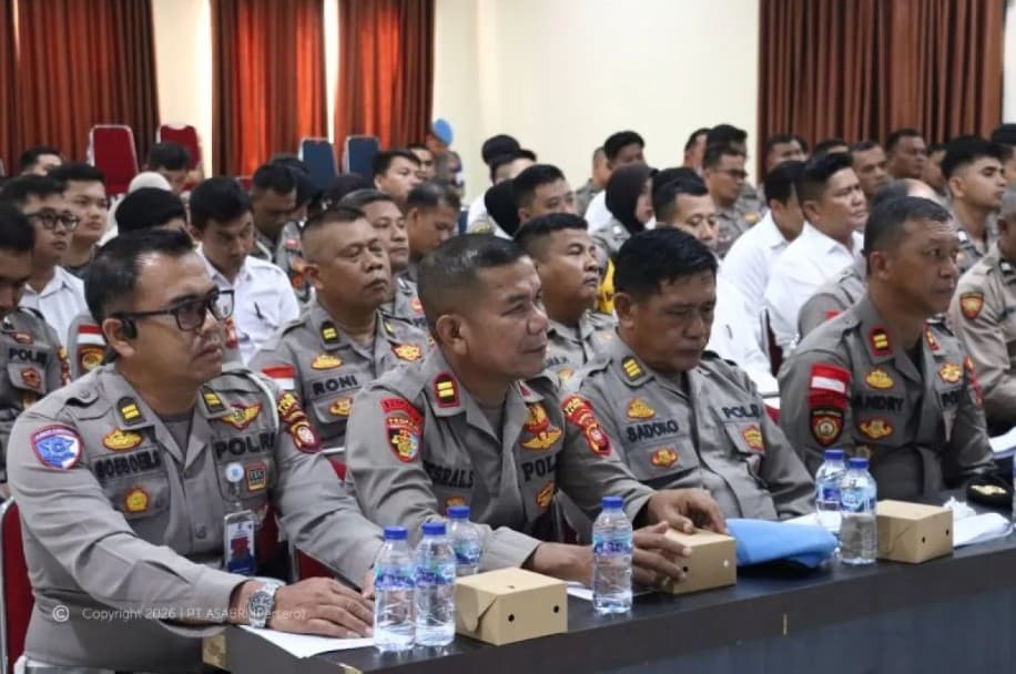 Asabri Bekali Anggota Polres Sambas Kelola Keuangan untuk Persiapan Masa Purnabakti