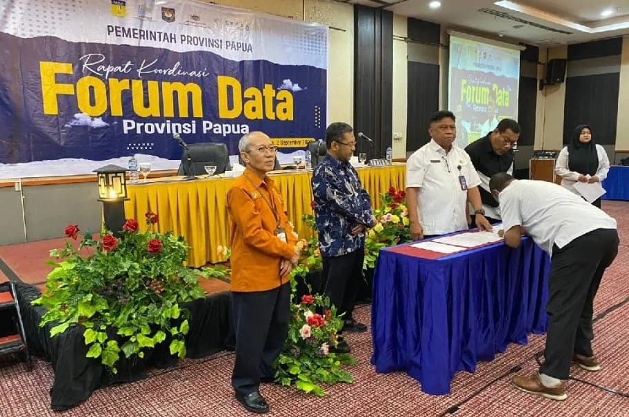 Pemprov Papua Perkuat Forum Satu Data, Pengelolaan Data Pembangunan Ditargetkan Makin Terpadu pada 2027