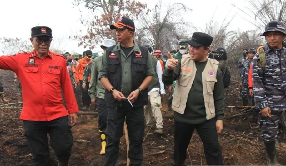 BNPB Optimalkan Suntik Gambut untuk Padamkan Karhutla hingga Bawah Tanah di Kalimantan Barat