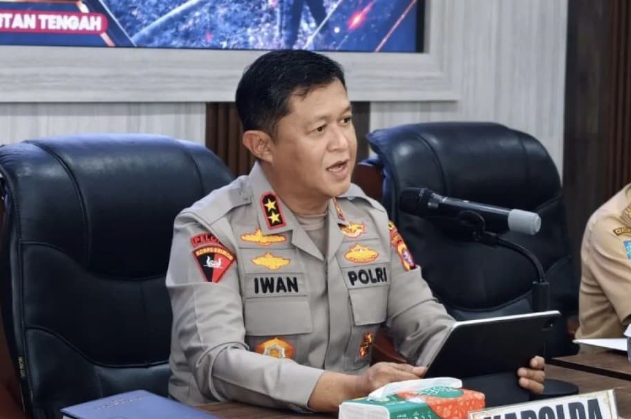 Polda Kalteng Gunakan Hartindo AF31 dan Drone Thermal untuk Padamkan Bara Karhutla di Lahan Gambut