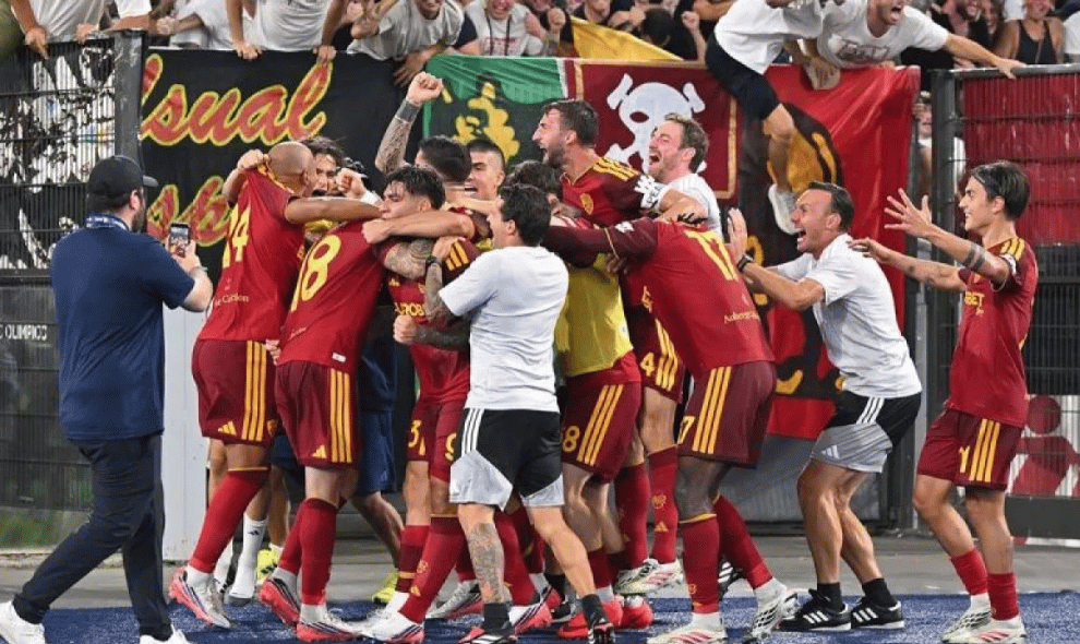 AS Roma Cetak Dua Gol Larut dan Taklukkan Atalanta 2-1 secara Dramatis