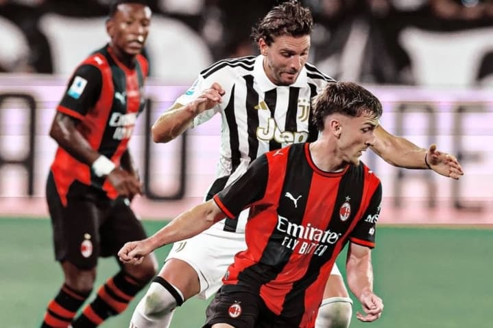 Federico Gatti Selamatkan Juventus dari Kekalahan, AC Milan Ditahan Imbang 1-1