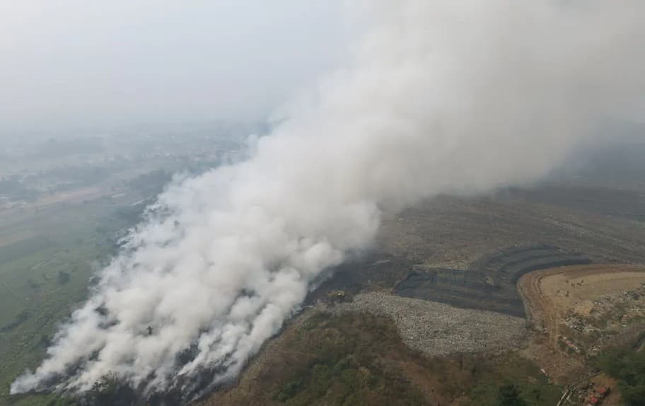Kebakaran TPA Galuga Bogor Berhasil Dikendalikan, Lebih dari 100 Personel Dikerahkan