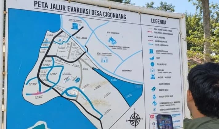 BNPB Petakan Kesiapsiagaan Tsunami Pesisir Banten, Sirene hingga Jalur Evakuasi Diperiksa