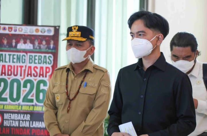 Wapres Gibran Meninjau Penanganan Karhutla di Kalteng, Lebih dari 9.200 Hektare Lahan Terbakar