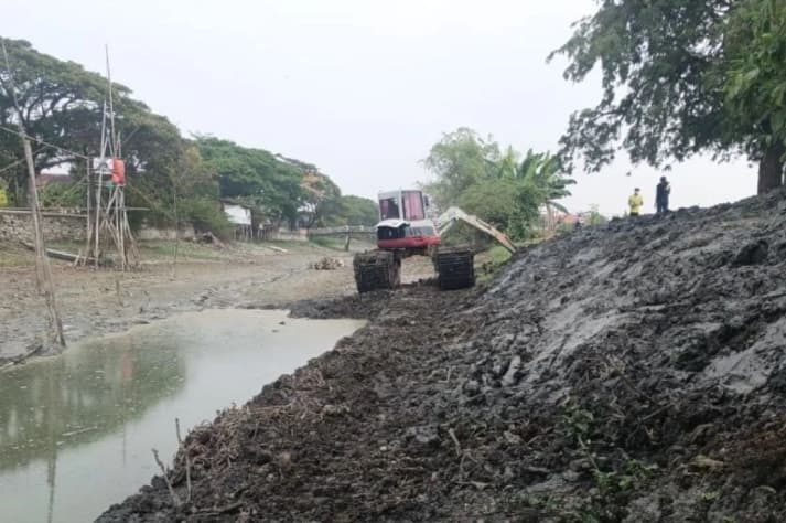 Kementerian PU Normalisasi Sungai untuk Atasi Kekeringan Ribuan Hektare Sawah di Lamongan