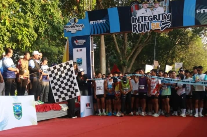 Integrity Run Ajak Masyarakat Probolinggo Tingkatkan Kesadaran Antikorupsi dan Budaya Integritas