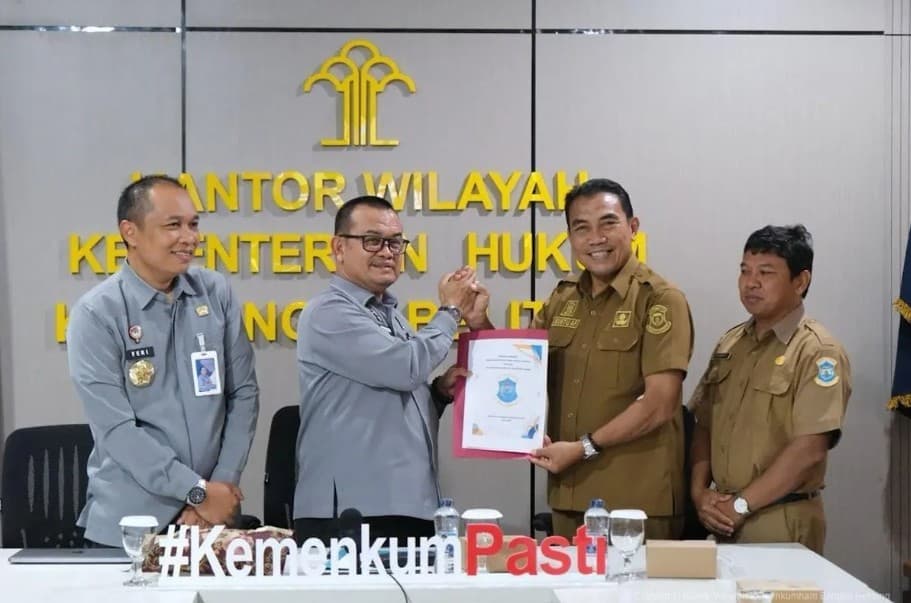 Kanwil Kemenkum Babel Harmonisasikan 59 Rancangan Produk Hukum Daerah pada Triwulan III 2026