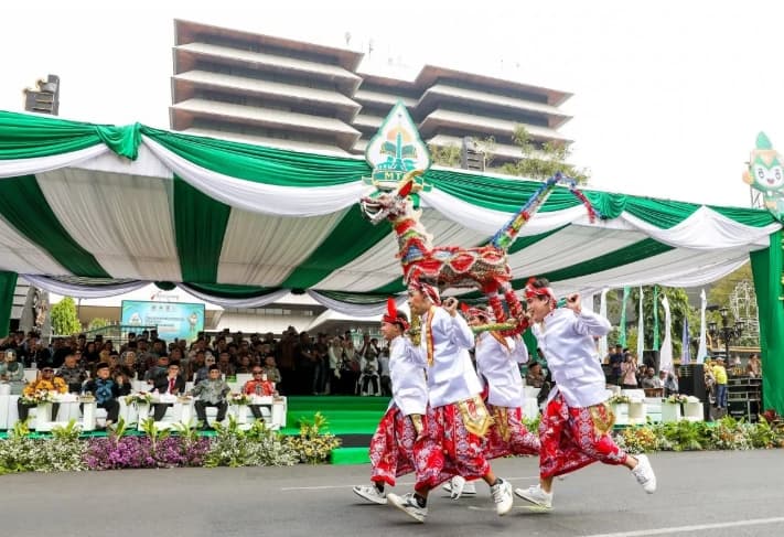 Pawai Ta'aruf MTQ Nasional XXXI Tampilkan Keragaman Budaya Indonesia di Semarang