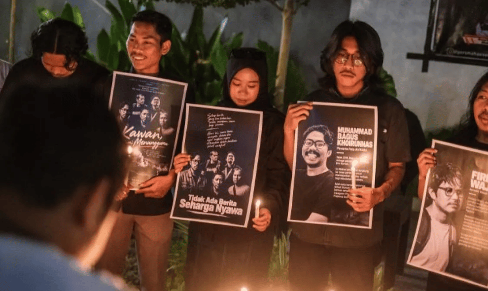 Jurnalis Sulawesi Tenggara Gelar Doa Bersama untuk Lima Pewarta yang Hilang di Selat Sunda