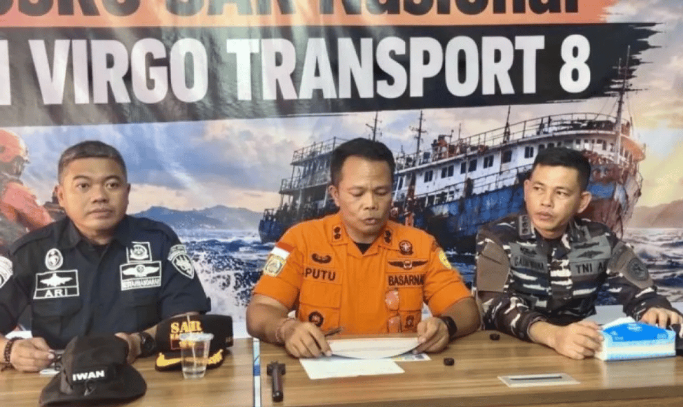 Basarnas Kerahkan Helikopter Perkuat Pencarian Kapal Virgo Transport 8, 103 Penumpang Telah Dievakuasi