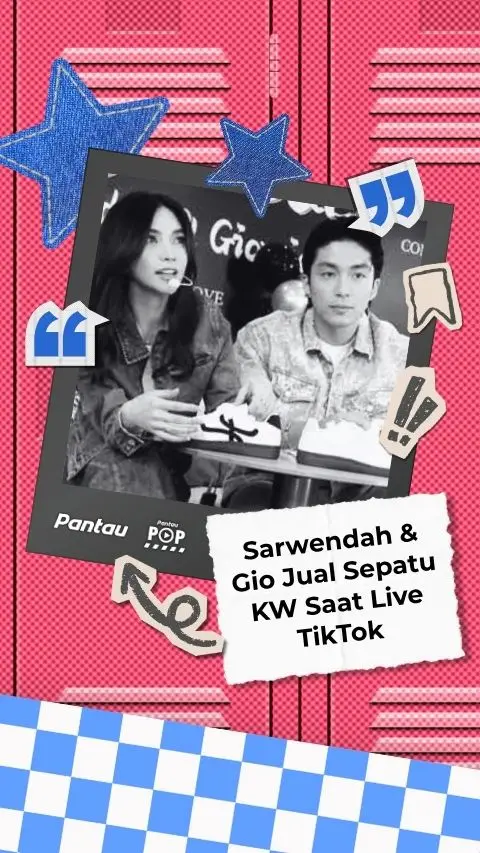 SARWENDAH DAN GIO JUAL SEPATU KW