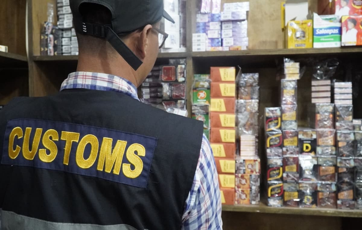 Bea Cukai Gelar Operasi Pasar Pemberantasan Rokok Ilegal di Kabupaten Buol dan Kabupaten Tangerang