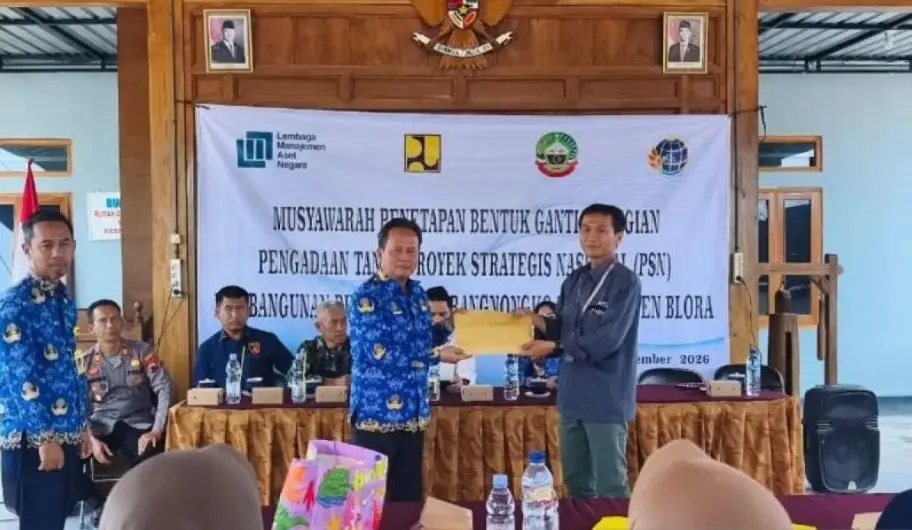 Pengadaan Tanah Bendungan Karangnongko Masuki Tahap Ganti Rugi, 14 Pemilik Lahan Sepakat Terima Uang