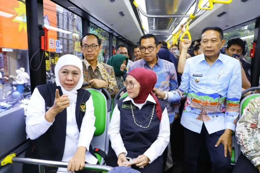 Khofifah Gratiskan Trans Jatim Seharian untuk Peringati Harhubnas 2026