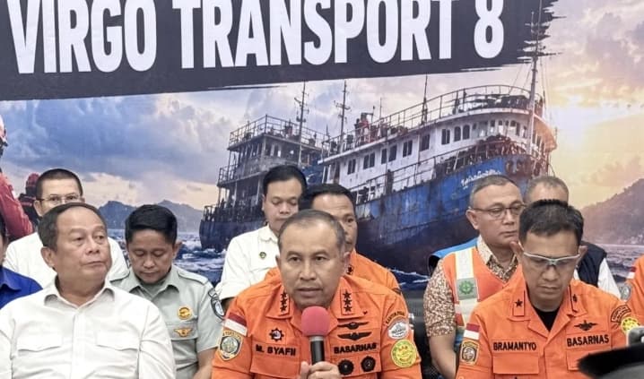 Basarnas Tegaskan Pemilik KM Virgo Wajib Bertanggung Jawab Memindahkan Bangkai Kapal