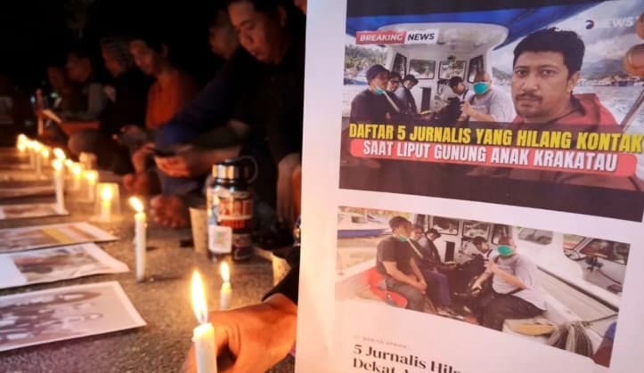 IJTI Sulsel Gelar Doa Bersama, Harapkan Lima Jurnalis dan Tiga Awak Kapal Segera Ditemukan