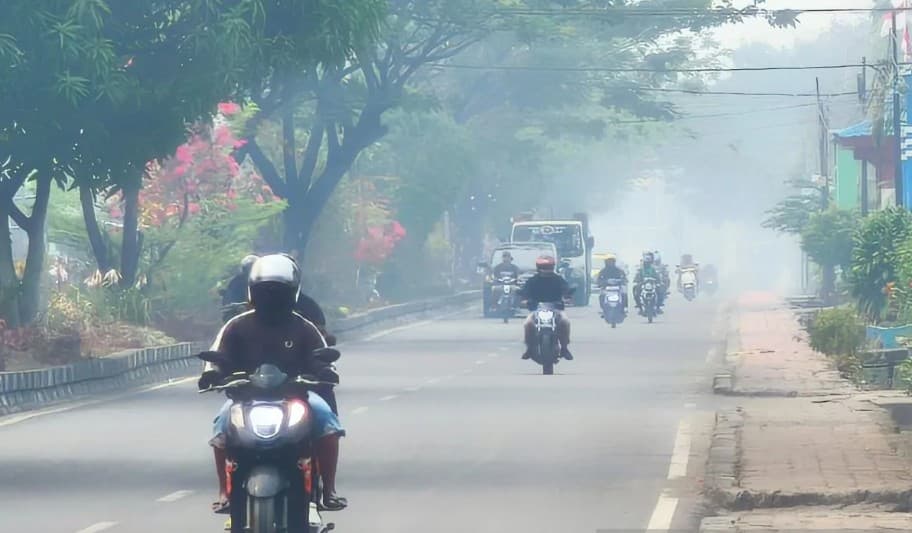 Asap Karhutla Memaksa UPBU Douw Aturure Nabire Membatalkan Enam Penerbangan