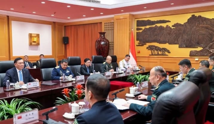 Menhan Sjafrie Bertemu Wakil Ketua CMC China, Bahas Penguatan Hubungan Pertahanan
