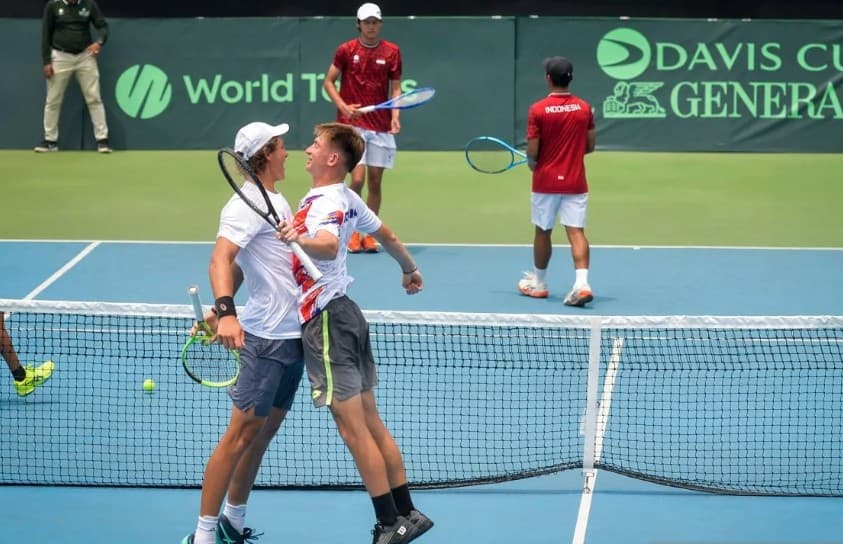 Indonesia Takluk 0-4 dari Rumania, Piala Davis 2027 Berlanjut ke Play-off Grup II