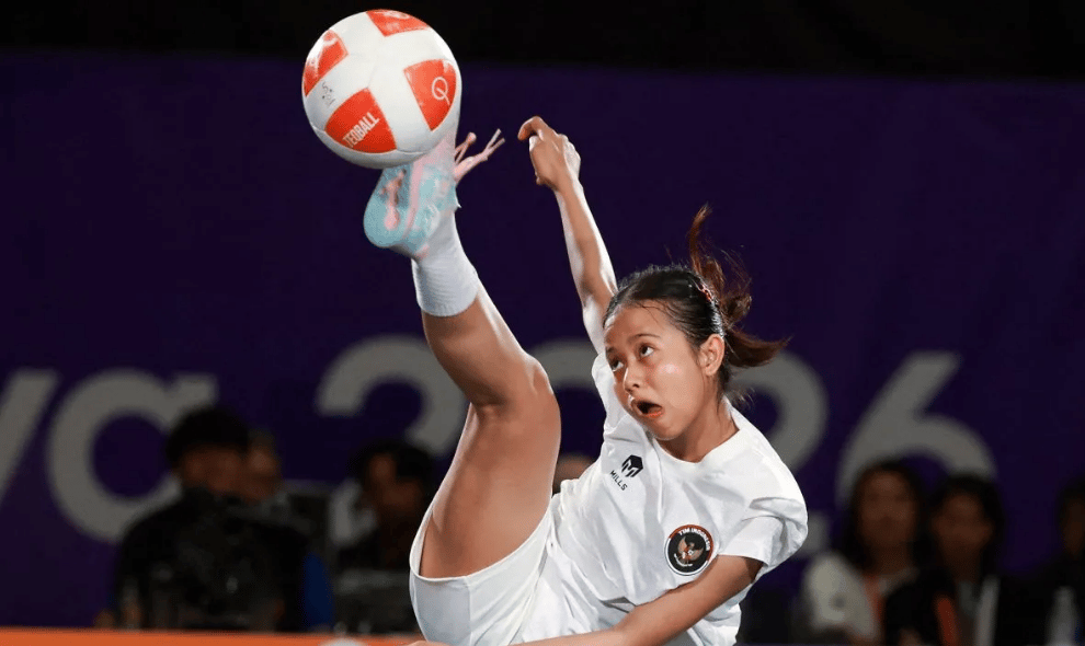 Sumaya Raih Perak Teqball Putri Asian Games 2026 setelah Duel Ketat Melawan Myanmar