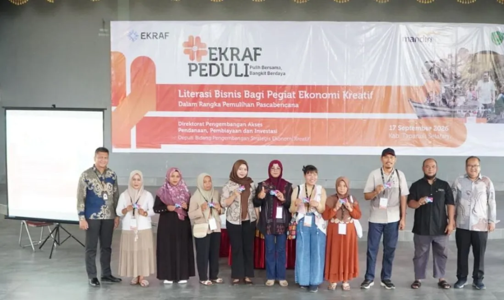 Kemenekraf Perkuat Literasi Bisnis Pelaku Ekraf Tapanuli Selatan Pascabencana