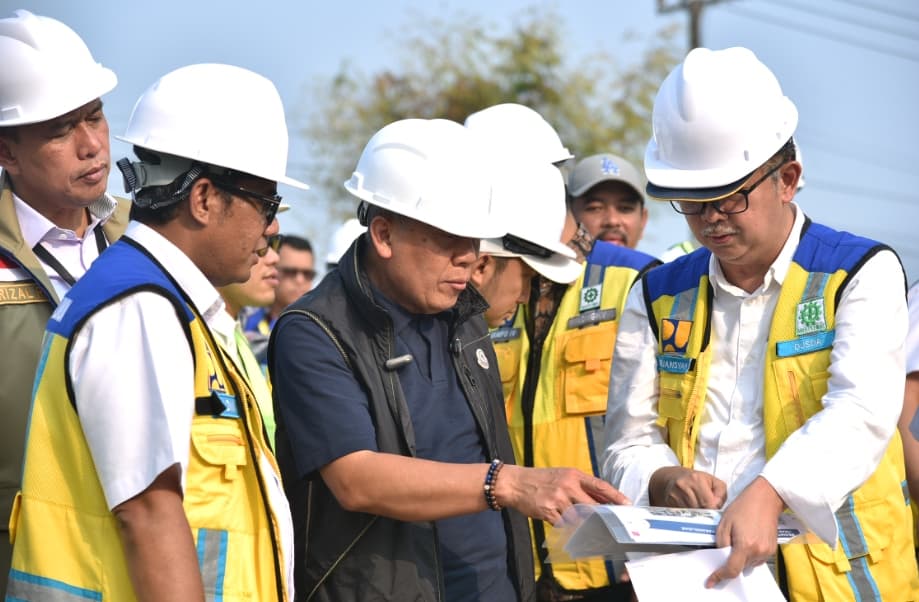 Saan Mustopa Pastikan Pengendali Banjir Karangligar Beroperasi Akhir Oktober, Ratusan Hektare Sawah Bakal Terlindungi