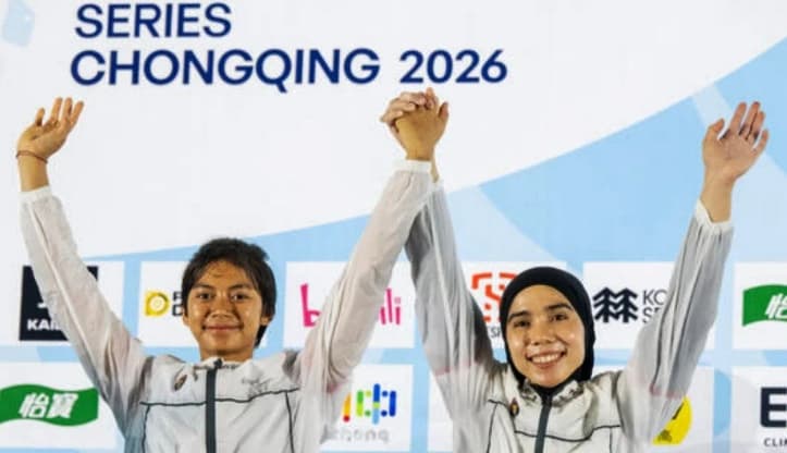 Raji'ah Sallsabillah dan Kadek Adi Asih Sabet Perak Speed Relay Putri di Chongqing