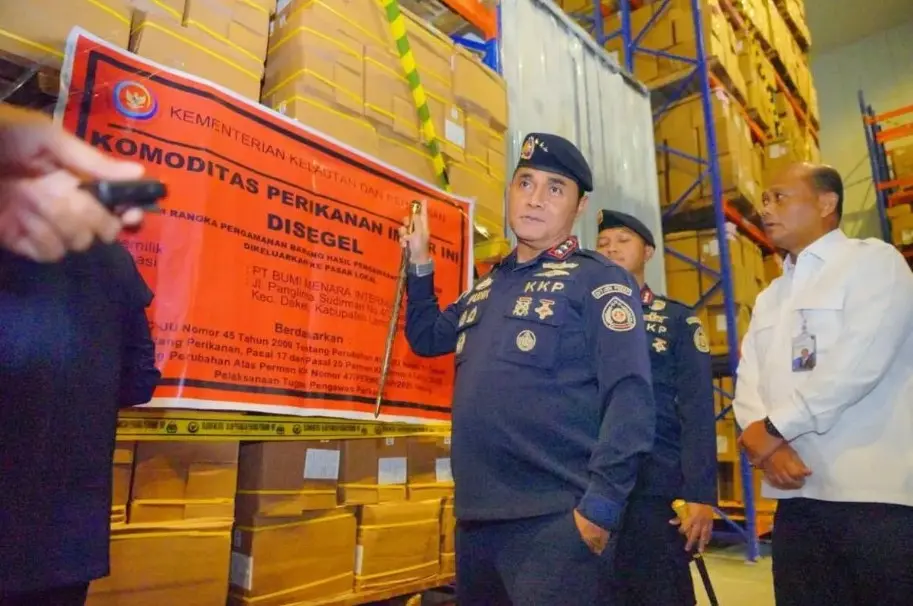 KKP Amankan 1.048 Ton Udang Impor, Diduga Berpotensi Masuk Pasar Domestik