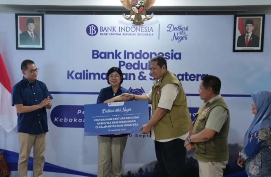 Bank Indonesia Salurkan Rp2,97 Miliar untuk Warga Terdampak Karhutla di Tujuh Provinsi