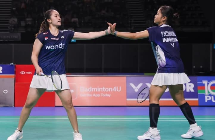 Rachel/Febi Menang Tiga Gim, Indonesia Unggul 2-0 atas Taiwan di Perempat Final Asian Games