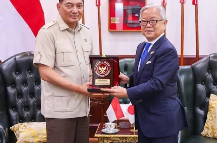 Menhan Sjafrie dan Dubes Jepang Bahas Penguatan Kemitraan Pertahanan dan Keamanan Maritim