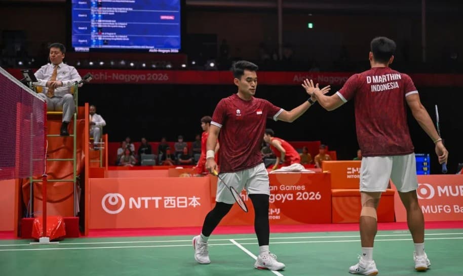 Indonesia Taklukkan Thailand 3-1, Leo/Daniel Pastikan Tiket Final Beregu Putra Asian Games 2026