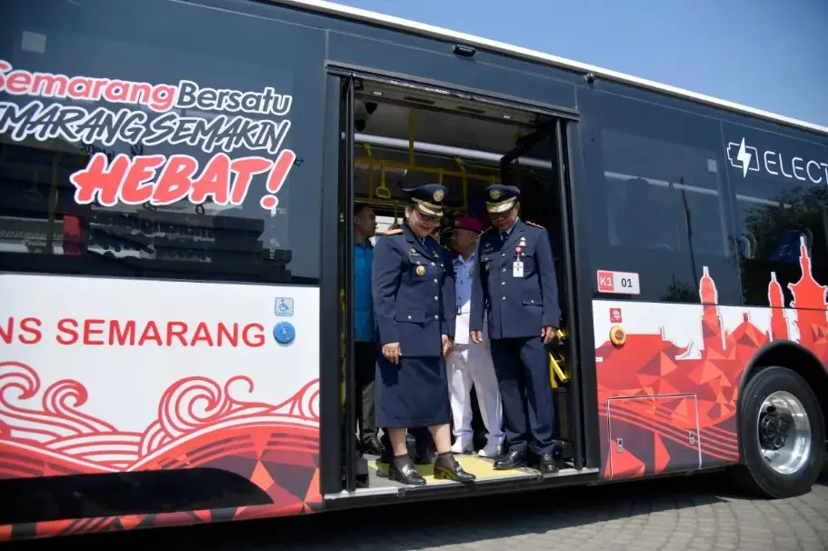 Pemkot Semarang Luncurkan 27 Bus Listrik Trans Semarang, Mulai Layani Koridor I pada 25 September