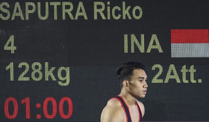 Ricko Saputra dan Eko Yuli Pasang Entri Lima Kilogram di Bawah Angka Tertinggi Asian Games 2026