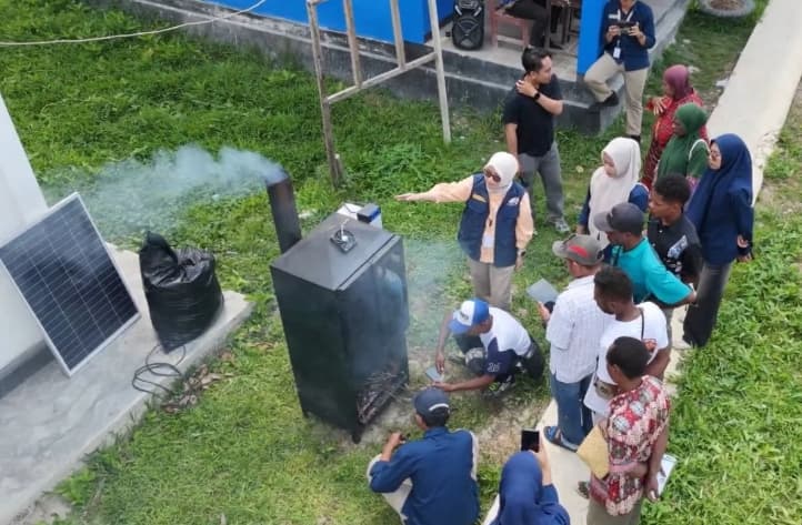 Inovasi TEP Unhas Pangkas Pengeringan Pala di Fakfak dari Tujuh Hari Menjadi Dua Hari
