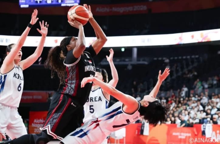 Timnas Basket Putri Indonesia Terhenti di Perempat Final Asian Games 2026 Usai Kalah dari Korea Selatan