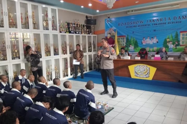 Polisi Mengajak Pelajar Jakarta Utara Menjauhi Tawuran, Unjuk Rasa, dan Penyalahgunaan Narkoba