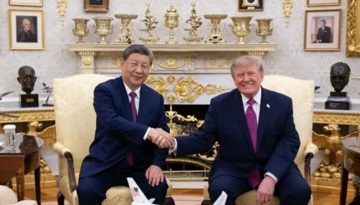 Xi Jinping dan Donald Trump Membahas Taiwan, Iran hingga Kerja Sama AI di Gedung Putih