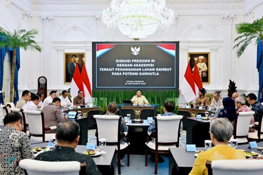 Prabowo Tegaskan Penertiban Regulasi dan Korporasi untuk Cegah Karhutla di Lahan Gambut