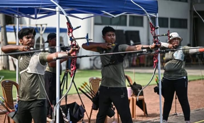 Baasith dan Riau Ega Langsung Melaju ke 16 Besar Recurve Putra Asian Games 2026
