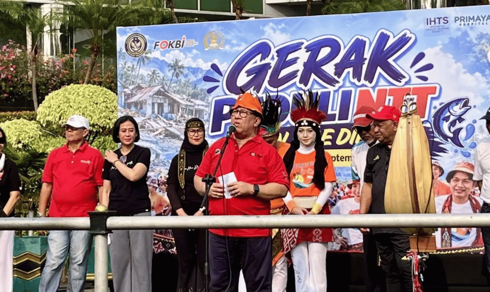 FOKBI dan Kemenpar Galang Donasi untuk Korban Bencana NTT lewat Senam Bersama