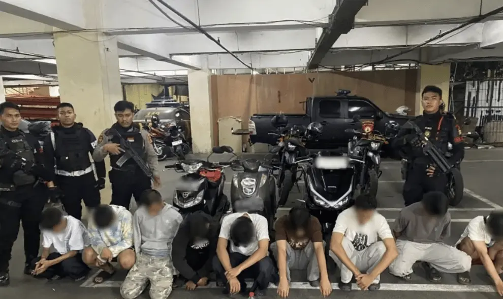 Polisi Amankan Sembilan Pemuda Diduga Terlibat Penyalahgunaan Tembakau Sintetis di Cibubur