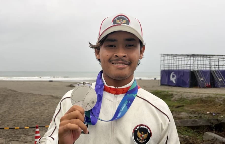 I Made Pajar Ariyana Raih Perak Asian Games 2026, Kalah dari Kanoa Igarashi di Final Selancar