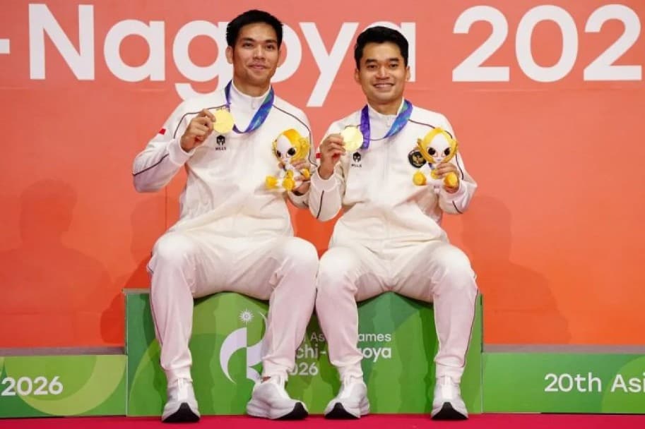 Leo Rolly Carnando/Daniel Marthin Taklukkan Ganda China dan Rebut Emas Asian Games Aichi-Nagoya 2026