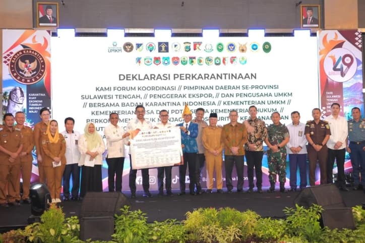Barantin Dorong 1.000 Pelaku Usaha Sulteng Tembus Pasar Ekspor setelah Durian Raup Rp871 Miliar